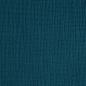 Preview: Musselin Double Gauze uni petrol